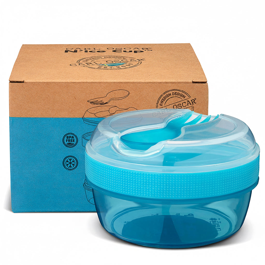 Contenedor Snack Nice Cup Small Turquesa - Carl Oscar