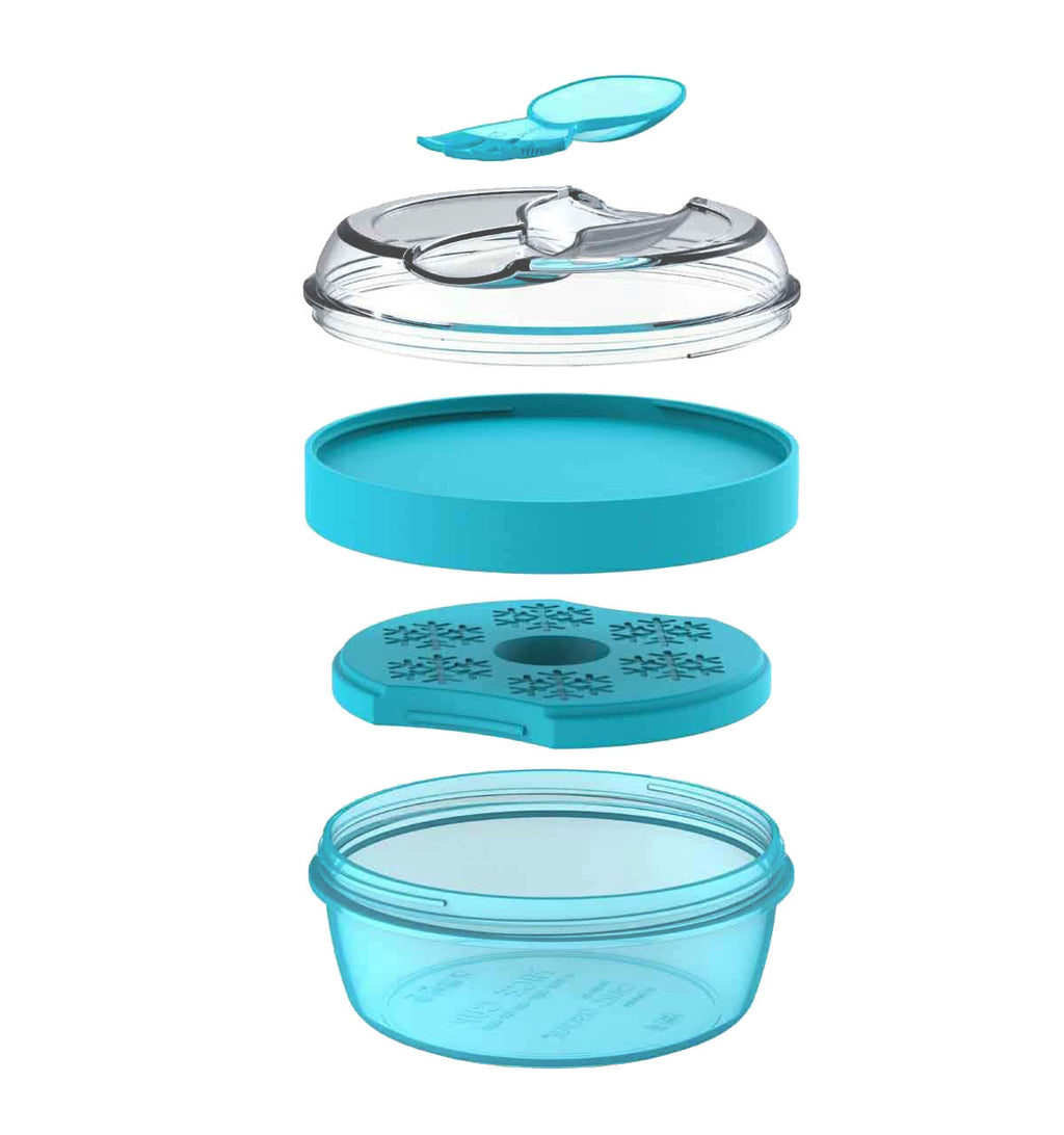 Contenedor Snack Nice Cup Small Turquesa - Carl Oscar