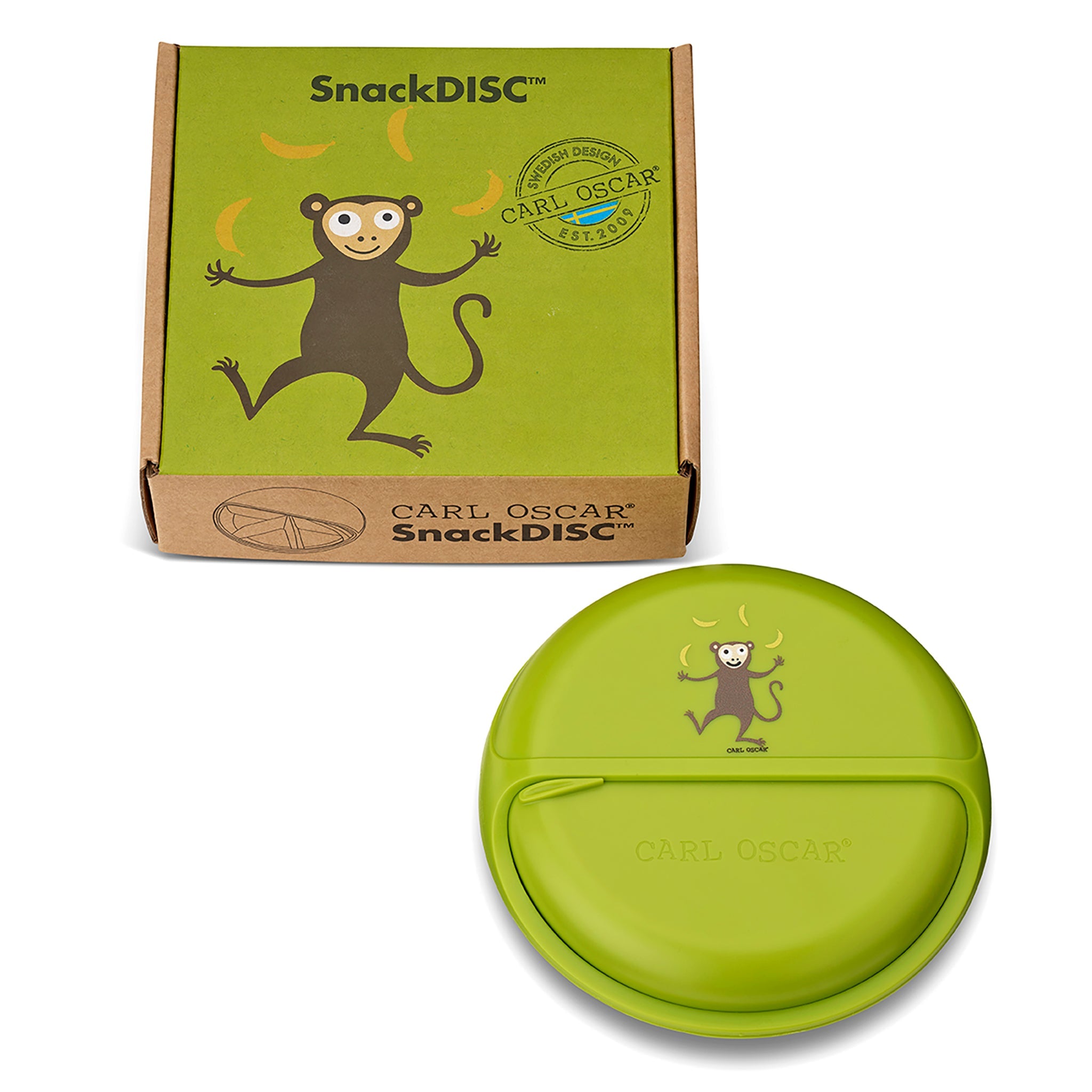 Snack Box Giratorio Verde- Spinner Snackdisc - Carl Oscar