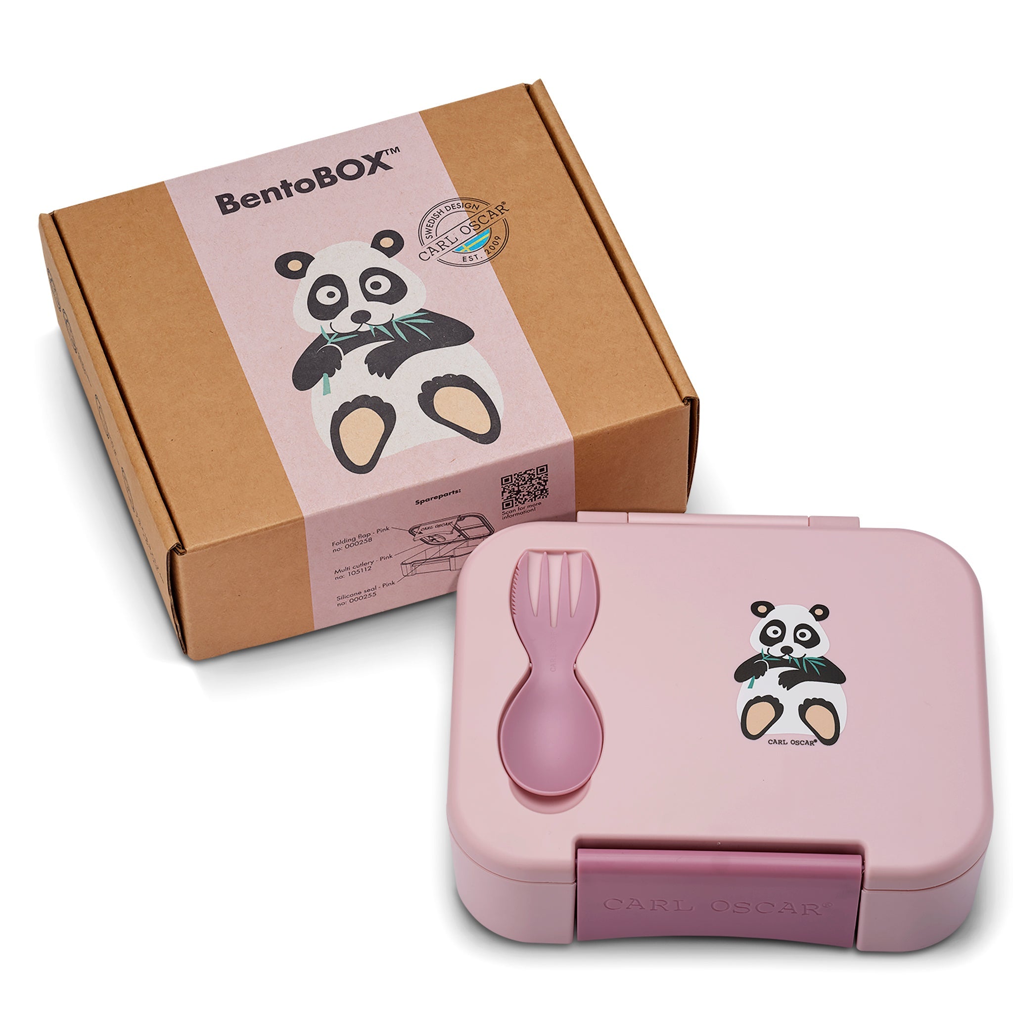 Lonchera BentoBOX Animal - Rosa Panda - Carl Oscar